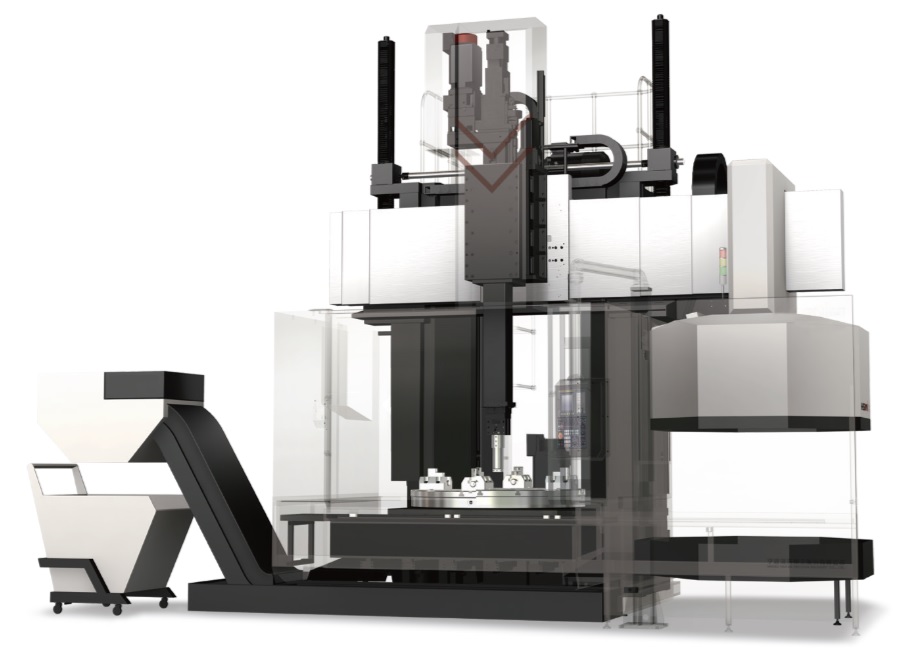 LV100 Vertical Lathe - Fixed beam